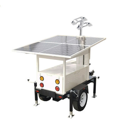 High Performance Solar Powered Lighting Towers Portable Solar Led Lighting Trailer For Temporary Lighting