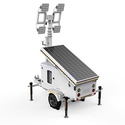 Мобильная маяковая башня Солнечная маяковая башня с 4*100W светодиодом для освещения спасательных служб