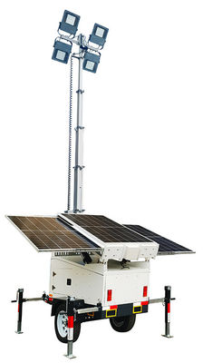 Solar Powered Led Lights Trailers With Cold Galvanizing For Scenic Area Lighting (Солнечные световые светильники)