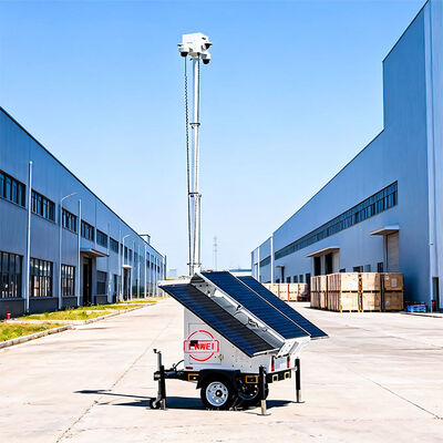 Мобильный защитный трейлер, устойчивый к погодным условиям, не требующий внешнего питания для проектирования