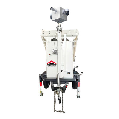 Переносные солнечные панели Камера CCTV Прицепная рама Для строительной площадки