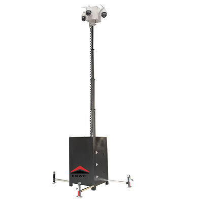 Mobile Portable Camera CCTV Tower for Construction Site and Event Security